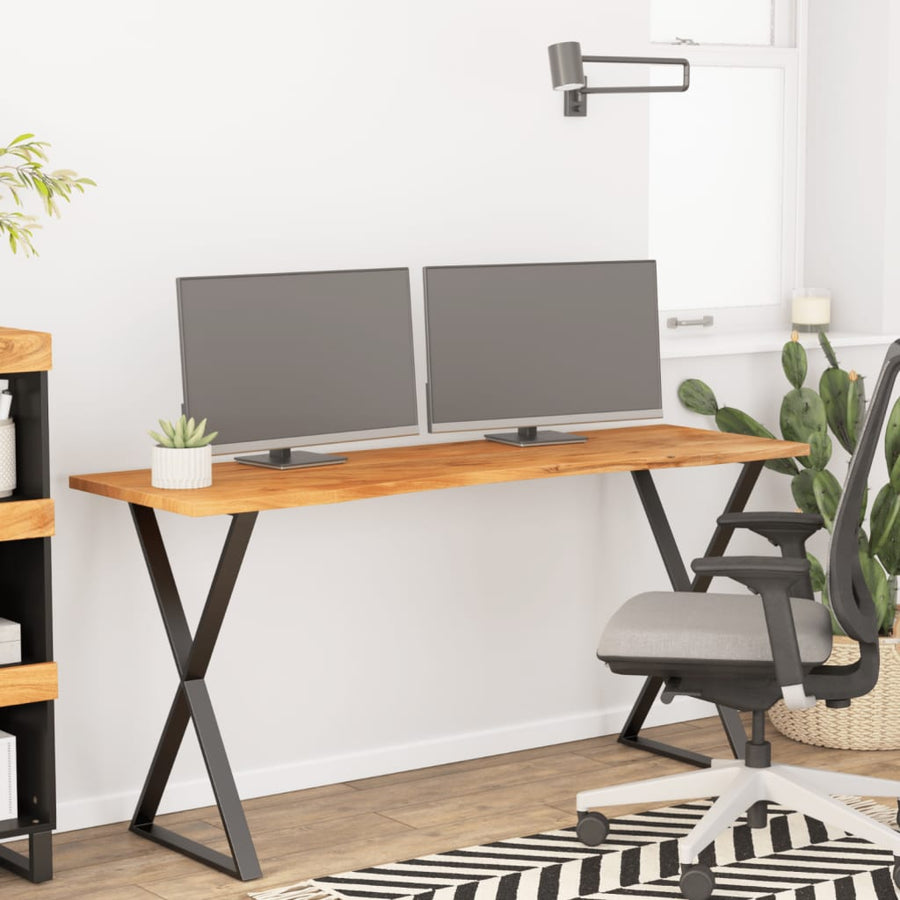 Bureaublad Rechthoekig 140X50X2,5 Cm Massief Acaciahout 140 x 50 x 2.5 cm