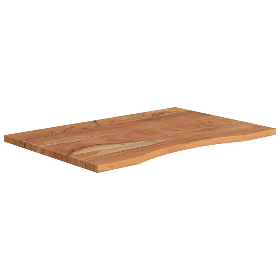 Bureaublad Rechthoekig 90X60X2,5 Cm Massief Acaciahout