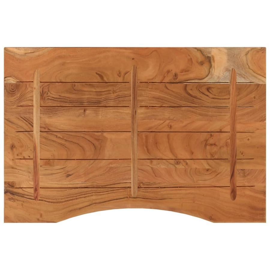 Bureaublad Rechthoekig 100X60X2,5 Cm Massief Acaciahout 100 x 60 x 2.5 cm