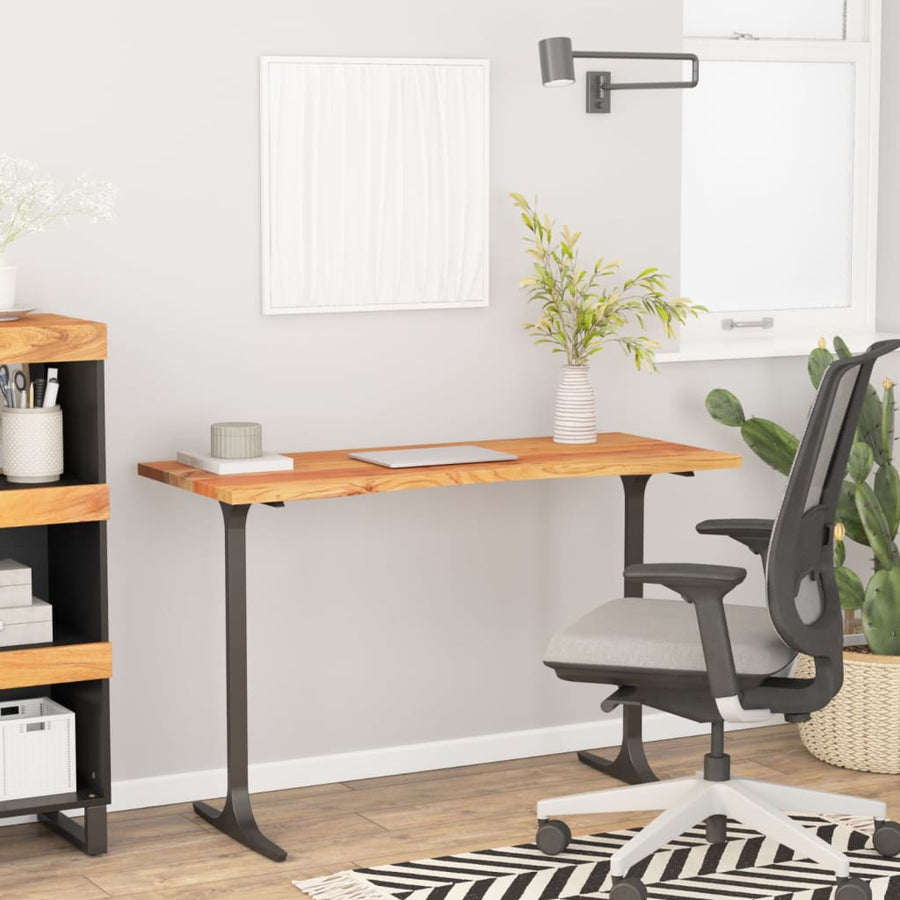 Bureaublad rechthoekig 140x60x2,5 cm massief acaciahout