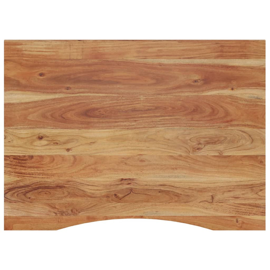 Bureaublad Rechthoekig 100X80X2,5 Cm Massief Acaciahout