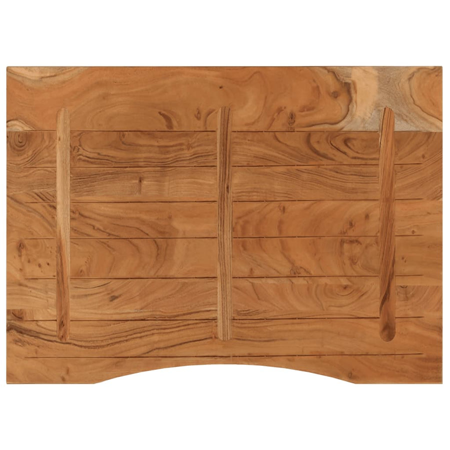Bureaublad Rechthoekig 110X80X2,5 Cm Massief Acaciahout 110 x 80 x 2.5 cm