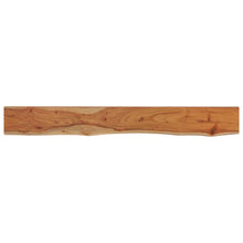 Wandschap Rechthoekig Natuurlijke Rand 140X20X2,5 Cm Acaciahout