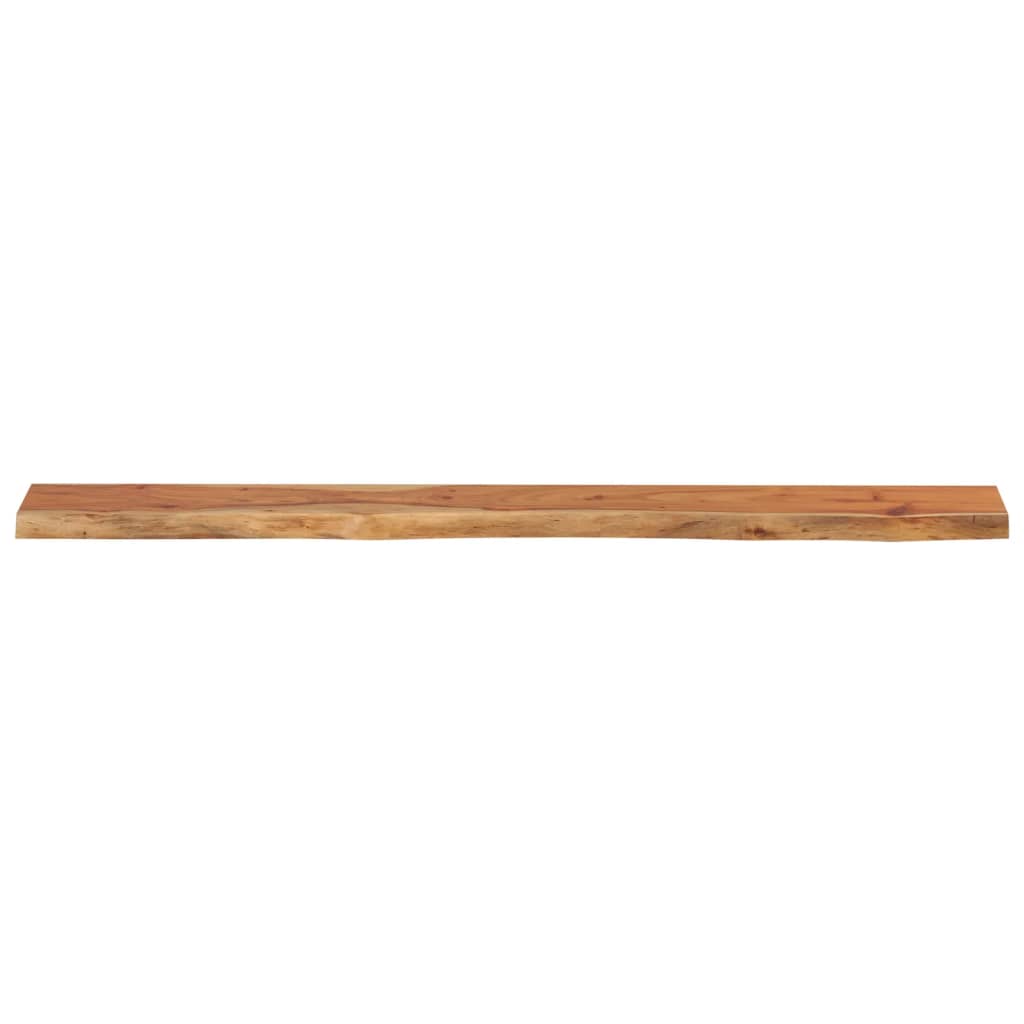 Wandschap Rechthoekig Natuurlijke Rand 140X20X2,5 Cm Acaciahout