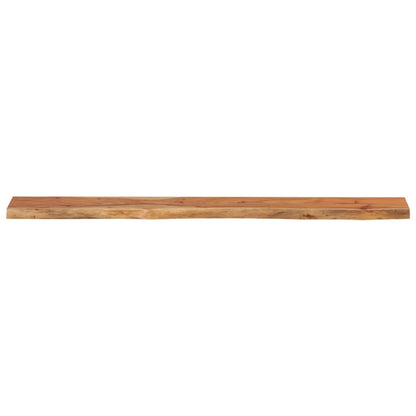 Wandschap Rechthoekig Natuurlijke Rand 140X20X2,5 Cm Acaciahout