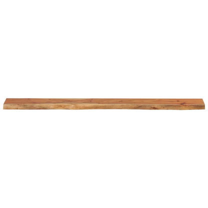 Wandschap Rechthoekig Natuurlijke Rand 160X20X2,5 Cm Acaciahout Naturel 160 x 20 x 2.5 cm Massief acaciahout