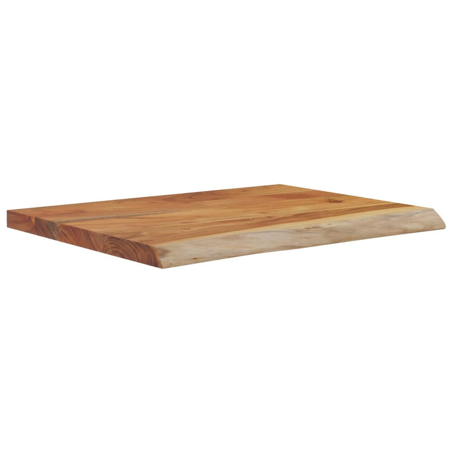 Wandschap Rechthoekig Natuurlijke Rand 40X30X2,5 Cm Acaciahout