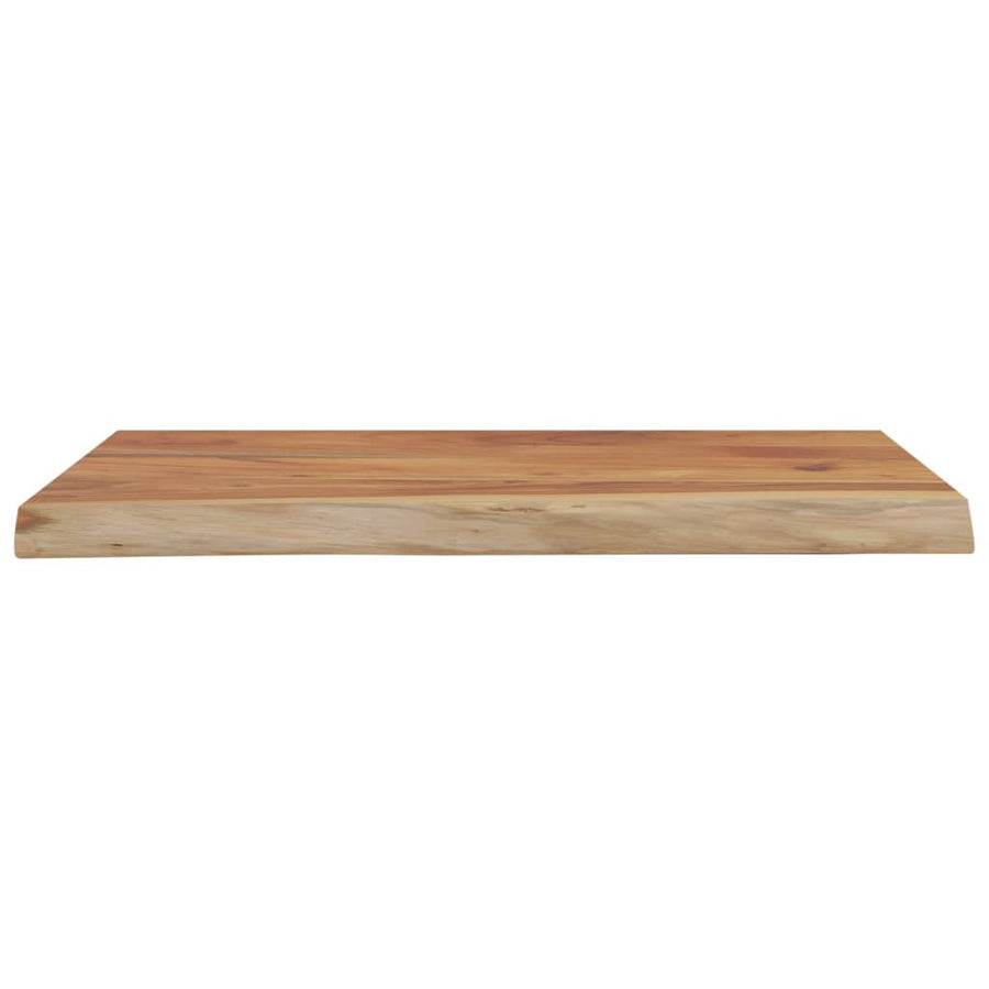 Wandschap Rechthoekig Natuurlijke Rand 40X30X2,5 Cm Acaciahout