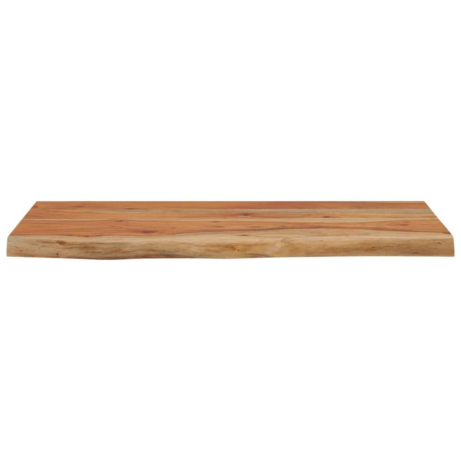 Wandschap Rechthoekig Natuurlijke Rand 60X30X2,5 Cm Acaciahout