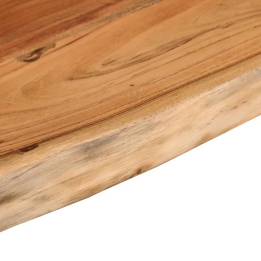 Wandschap Rechthoekig Natuurlijke Rand 70X30X2,5 Cm Acaciahout