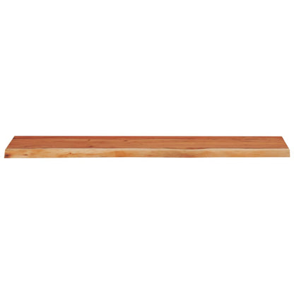 Wandschap Rechthoekig Natuurlijke Rand 110X30X2,5 Cm Acaciahout