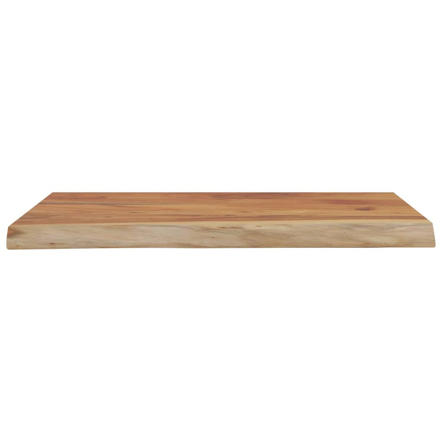 Wandschap Rechthoekig Natuurlijke Rand 50X40X2,5 Cm Acaciahout