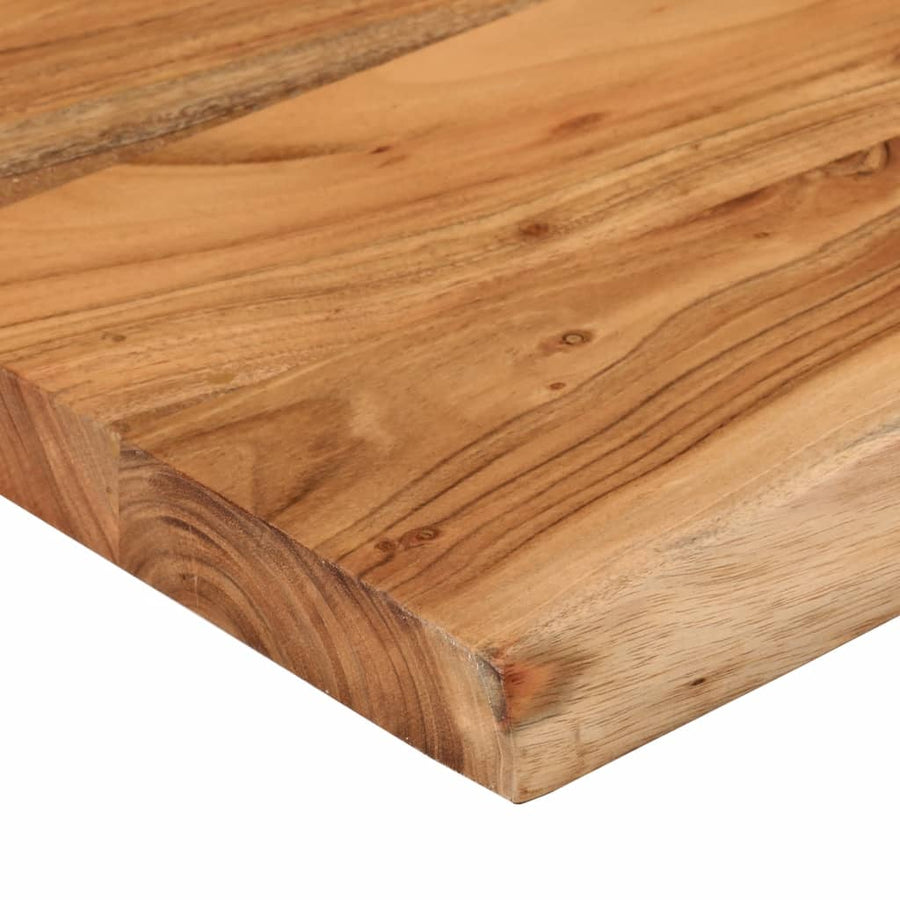 Wandschap Rechthoekig Natuurlijke Rand 50X40X2,5 Cm Acaciahout