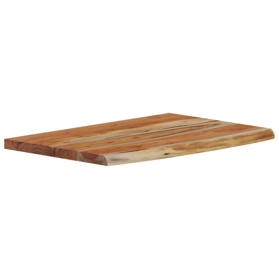 Wandschap Rechthoekig Natuurlijke Rand 60X40X2,5 Cm Acaciahout