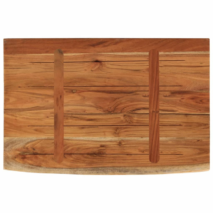 Wandschap Rechthoekig Natuurlijke Rand 70X40X2,5 Cm Acaciahout