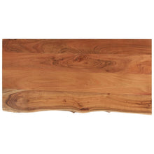 Tafelblad Rechthoekig Natuurlijke Rand 80X40X2,5 Cm Acaciahout Naturel 80 x 40 x 2.5 cm Massief acaciahout