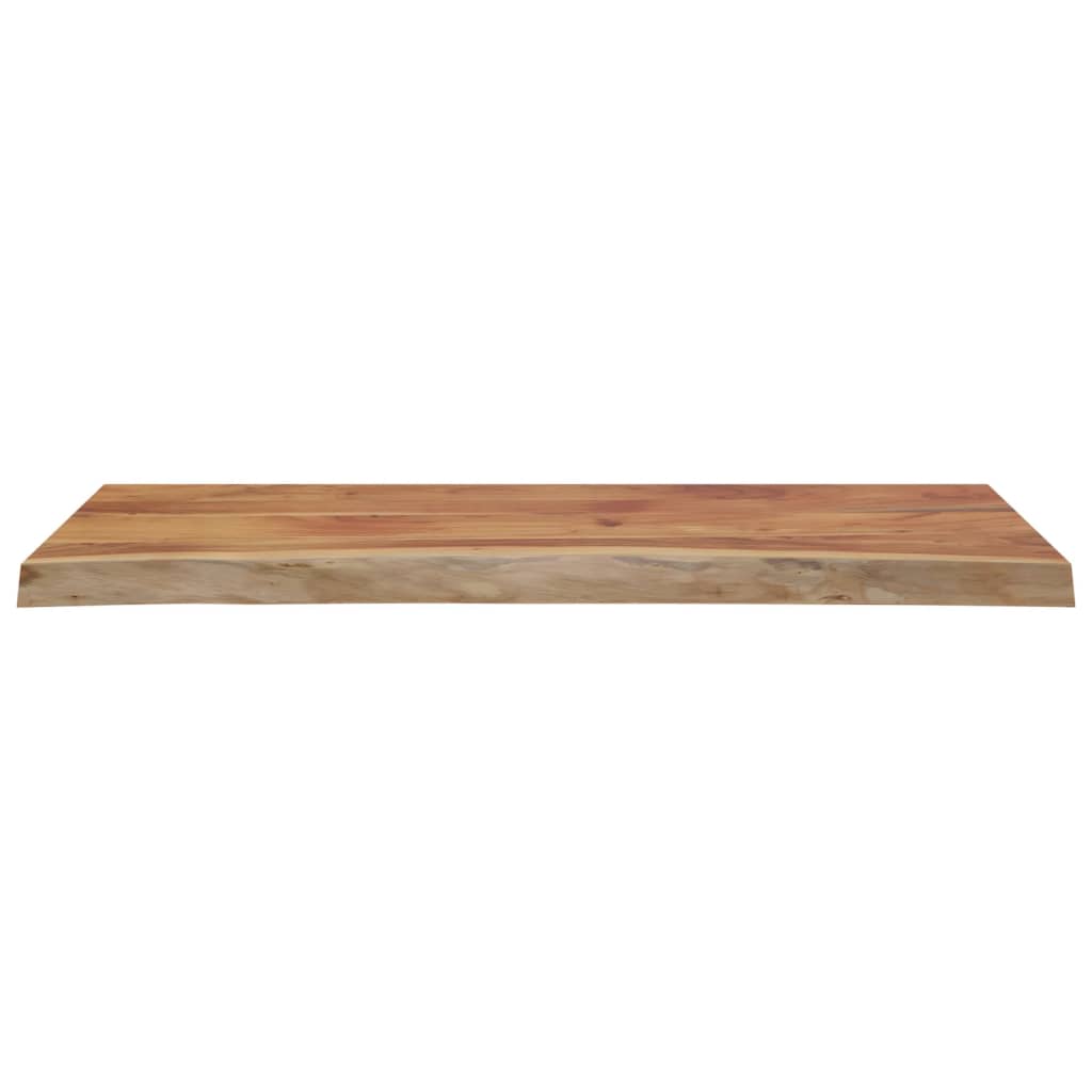 Tafelblad Rechthoekig Natuurlijke Rand 90X40X2,5 Cm Acaciahout Naturel 90 x 40 x 2.5 cm Massief acaciahout