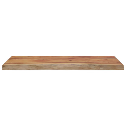 Tafelblad Rechthoekig Natuurlijke Rand 90X40X2,5 Cm Acaciahout Naturel 90 x 40 x 2.5 cm Massief acaciahout