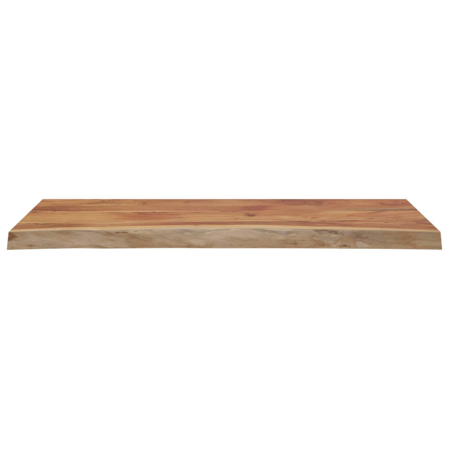 Tafelblad Rechthoekig Natuurlijke Rand 110X40X2,5 Cm Acaciahout Naturel