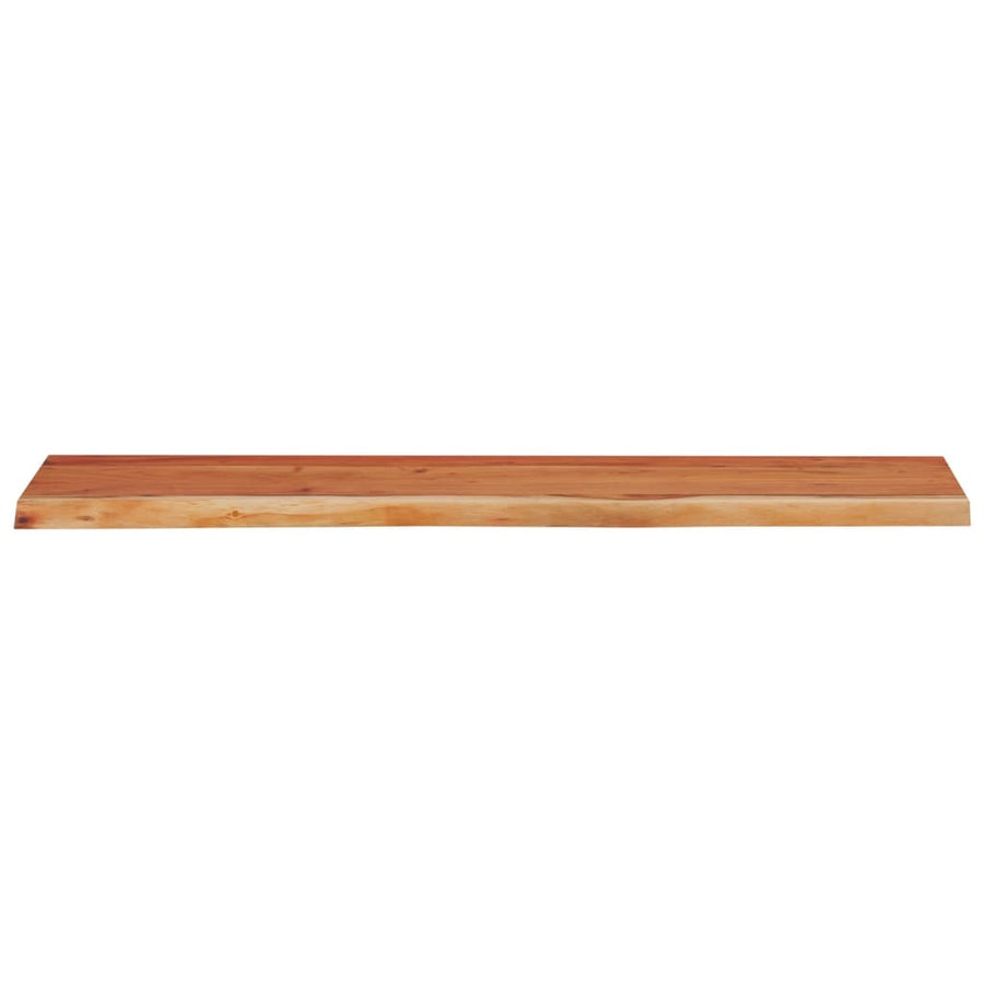 Tafelblad Rechthoekig Natuurlijke Rand 120X40X2,5 Cm Acaciahout
