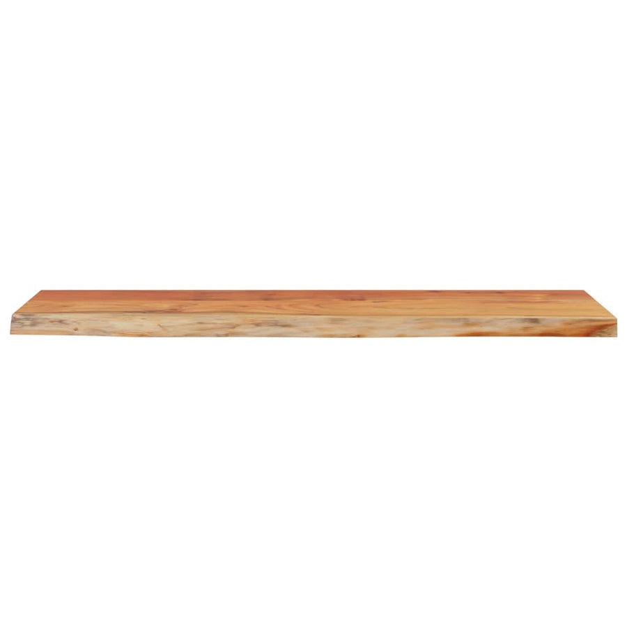 Tafelblad Rechthoekig Natuurlijke Rand 160X40X2,5 Cm Acaciahout