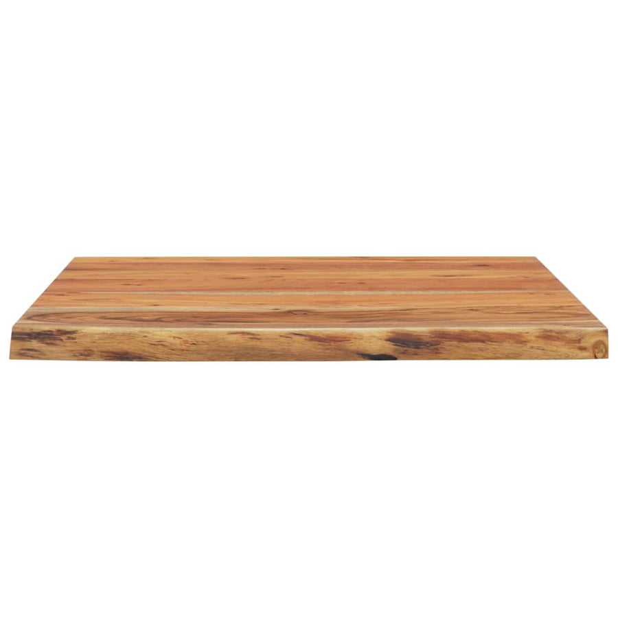 Wastafelblad Vierkant 60X60X2,5 Naturel 60 x 60 x 2.5 cm Massief acaciahout