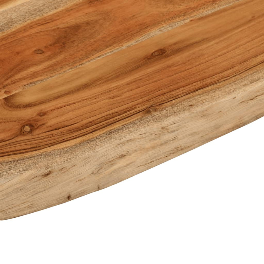 Wastafelblad Rechthoekig 70X60X2,5 Naturel 70 x 60 x 2.5 cm Massief acaciahout
