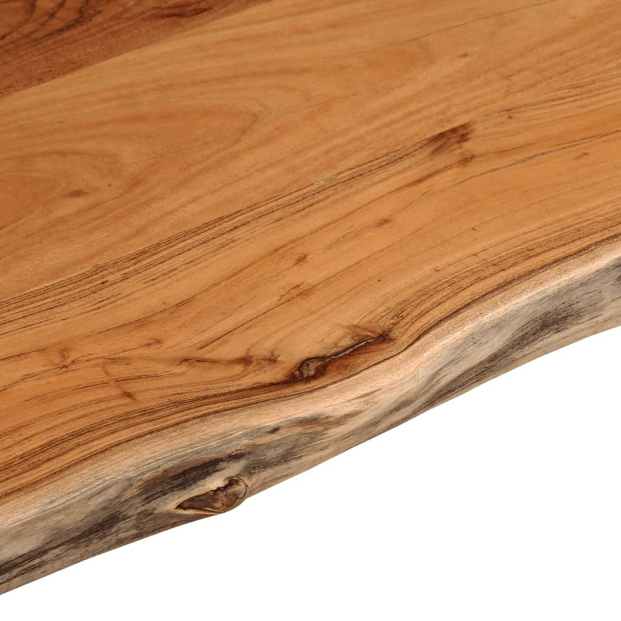 Wastafelblad Rechthoekig 90X60X2,5 Naturel 90 x 60 x 2.5 cm Massief acaciahout