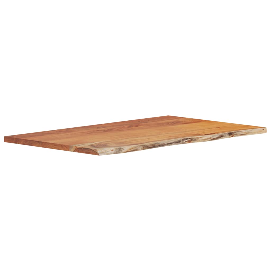 Wastafelblad Rechthoekig 110X60X2,5 Naturel 110 x 60 x 2.5 cm Massief acaciahout