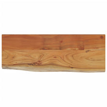 Wandschap Rechthoekig Natuurlijke Rand 50X20X3,8 Cm Acaciahout Naturel 50 x 20 x 3.8 cm Massief acaciahout