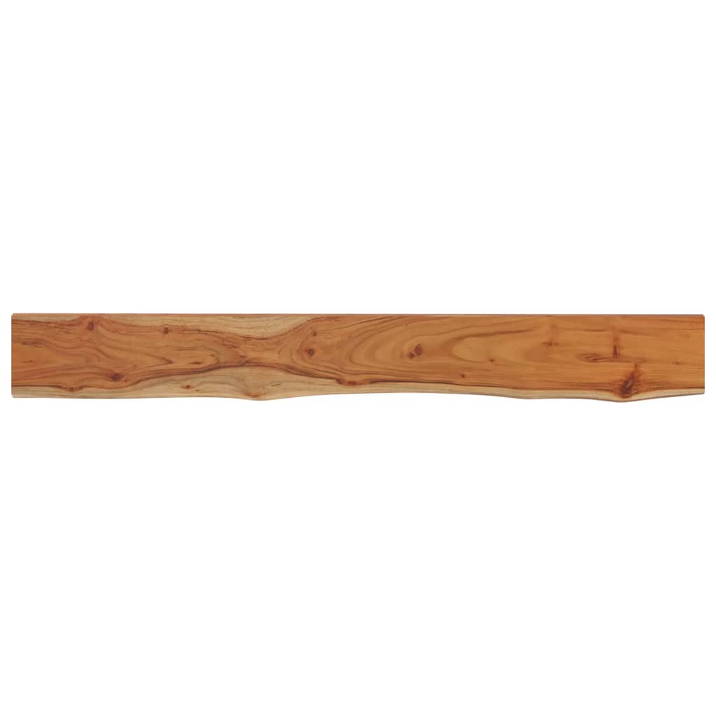 Wandschap Rechthoekig Natuurlijke Rand 180X20X3,8 Cm Acaciahout