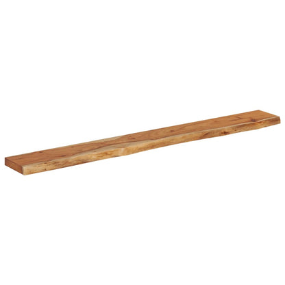 Wandschap Rechthoekig Natuurlijke Rand 180X20X3,8 Cm Acaciahout