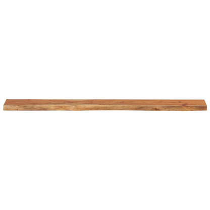 Wandschap Rechthoekig Natuurlijke Rand 180X20X3,8 Cm Acaciahout