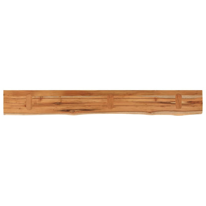 Wandschap Rechthoekig Natuurlijke Rand 180X20X3,8 Cm Acaciahout