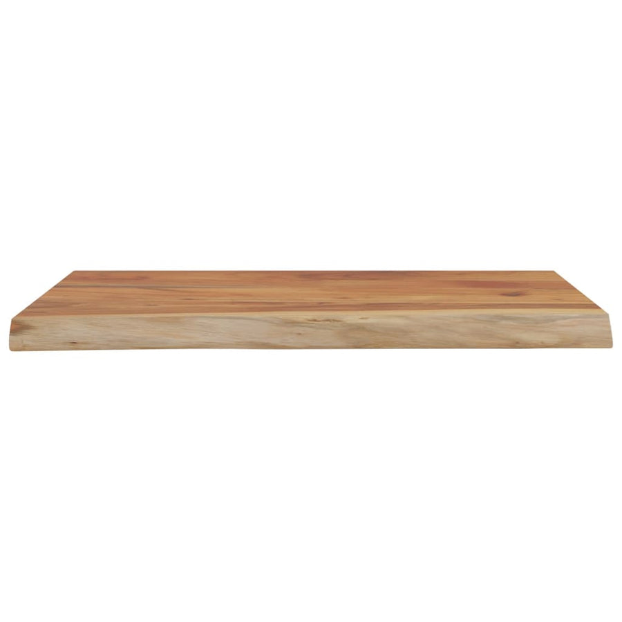 Wandschap Rechthoekig Natuurlijke Rand 40X30X3,8 Cm Acaciahout