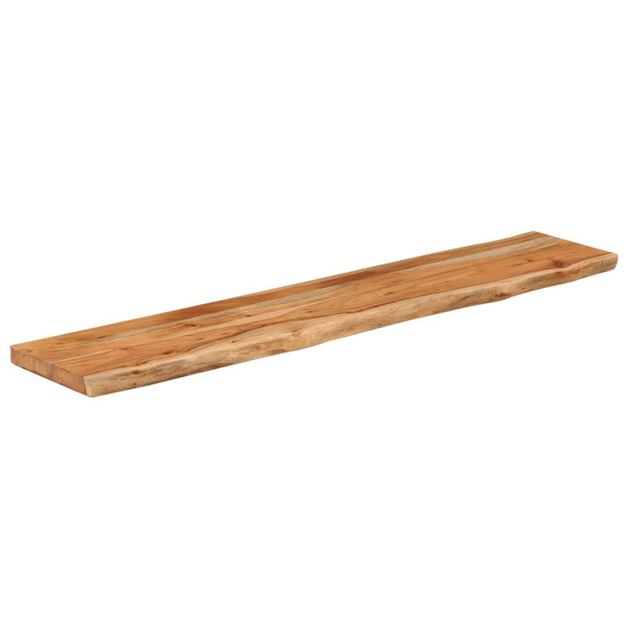 Tafelblad Rechthoekig Natuurlijke Rand 180X30X3,8 Cm Acaciahout
