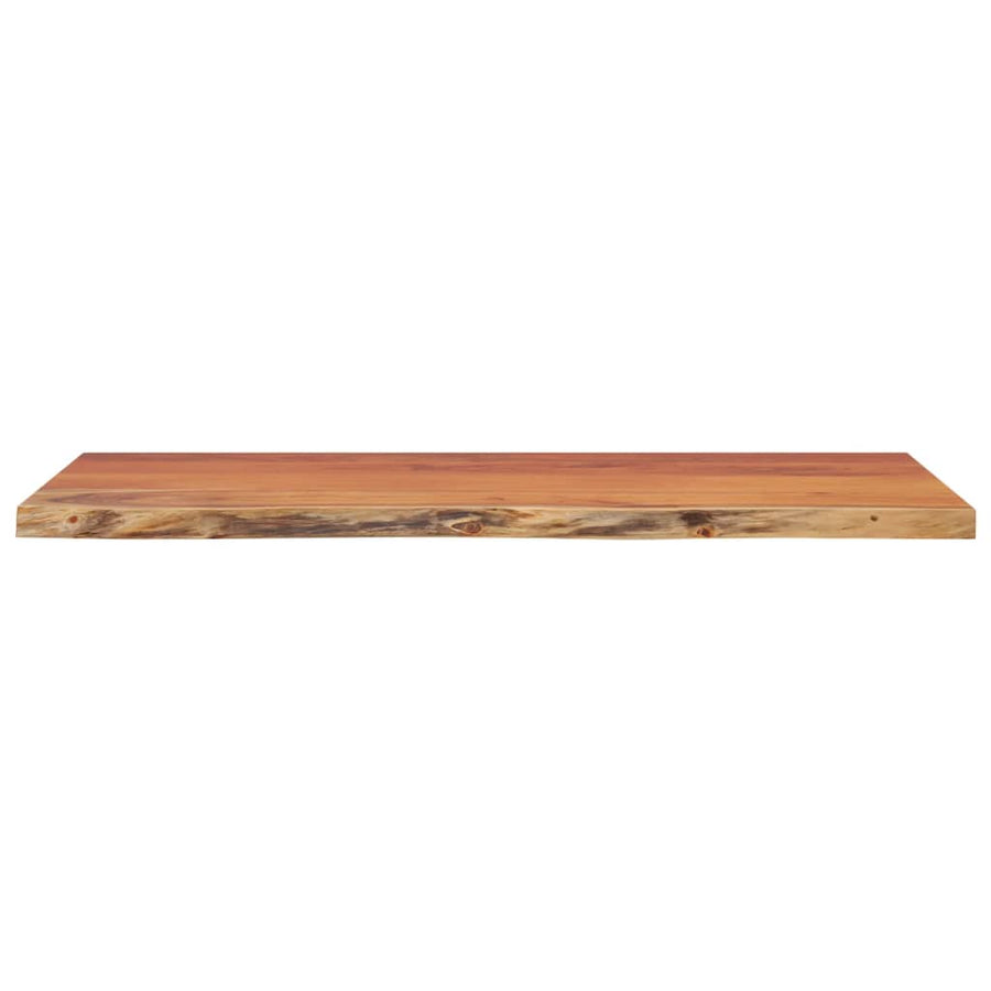 Tafelblad Rechthoekig Natuurlijke Rand 80X40X3,8 Cm Acaciahout