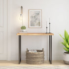 Tabletop rectangular natural edge 100x40x3.8 cm acacia wood