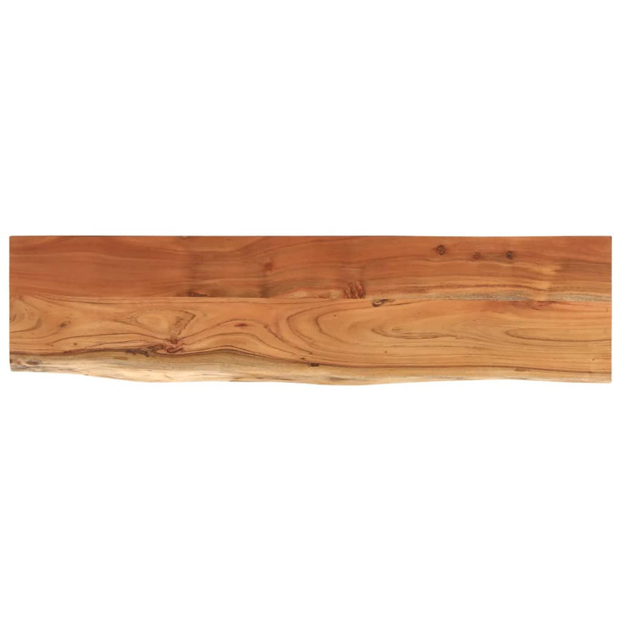 Tafelblad Rechthoekig Natuurlijke Rand 160X40X3,8 Cm Acaciahout