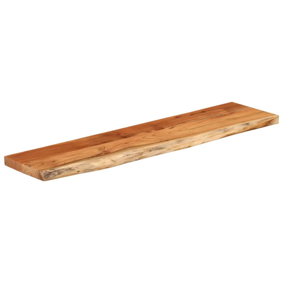 Tafelblad Rechthoekig Natuurlijke Rand 160X40X3,8 Cm Acaciahout