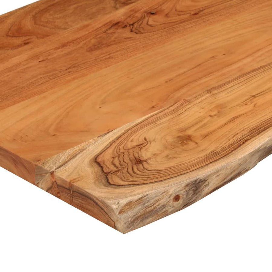 Wastafelblad rechthoekig 110x60x3,8 massief acaciahout