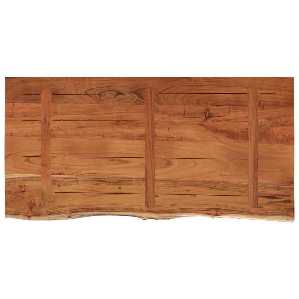 Wastafelblad Rechthoekig 120X60X3,8 Naturel 120 x 60 x 3.8 cm Massief acaciahout