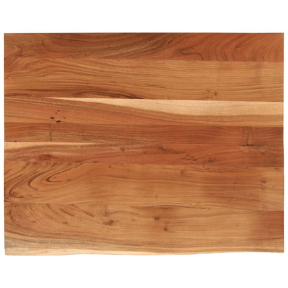 Bureaublad Rechthoekig Natuurlijke Rand 90X80X3,8 Cm Acaciahout