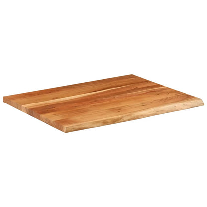 Bureaublad Rechthoekig Natuurlijke Rand 90X80X3,8 Cm Acaciahout