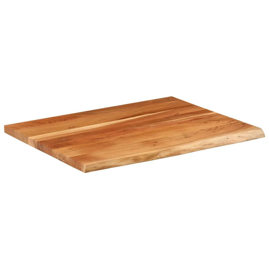 Bureaublad Rechthoekig Natuurlijke Rand 90X80X3,8 Cm Acaciahout