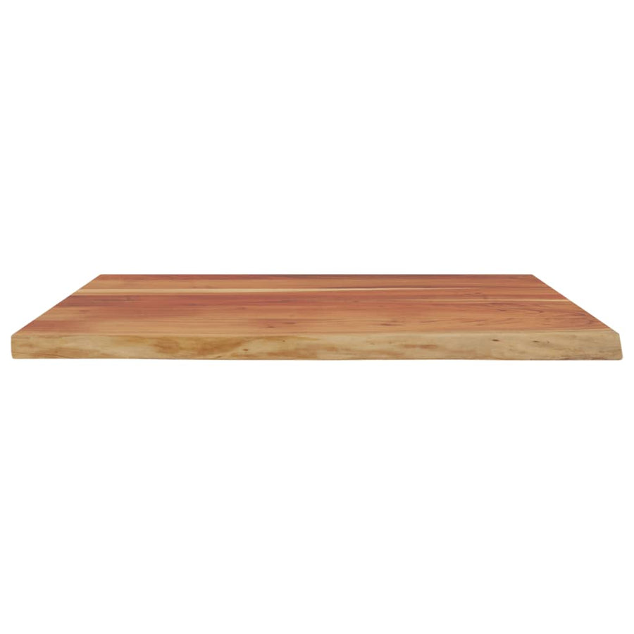 Bureaublad Rechthoekig Natuurlijke Rand 90X80X3,8 Cm Acaciahout