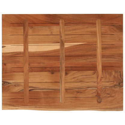Bureaublad Rechthoekig Natuurlijke Rand 90X80X3,8 Cm Acaciahout
