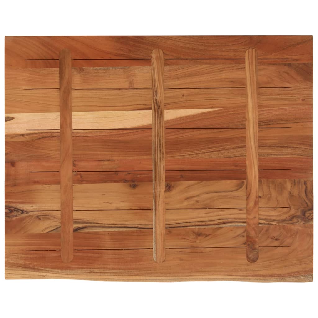 Bureaublad Rechthoek Natuurlijke Rand 110X80X3,8 Cm Acaciahout