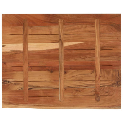 Bureaublad Rechthoek Natuurlijke Rand 110X80X3,8 Cm Acaciahout