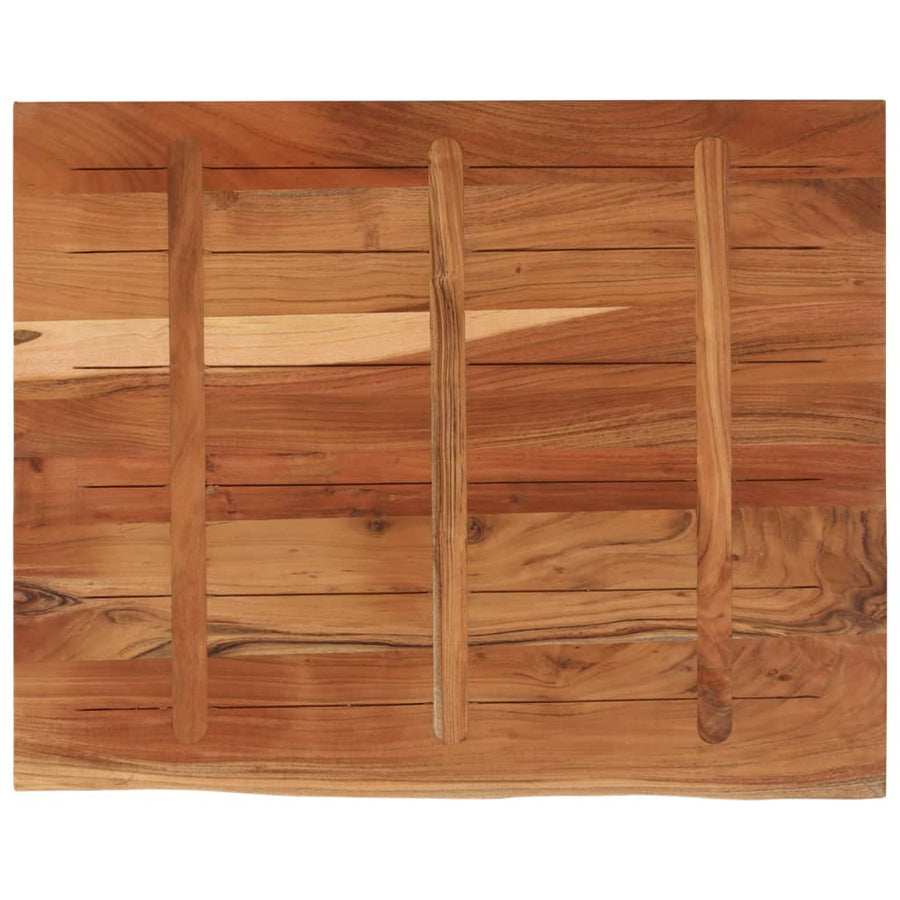 Bureaublad Rechthoek Natuurlijke Rand 110X80X3,8 Cm Acaciahout